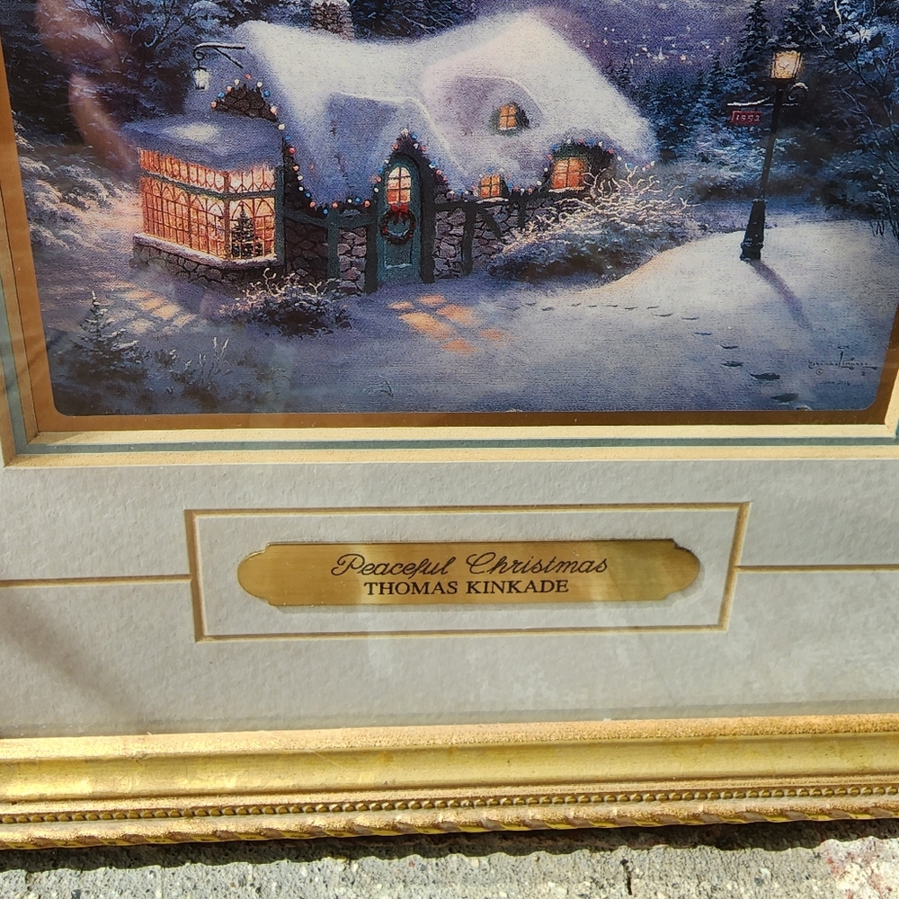 Peaceful Christmas By Thomas Kinkade